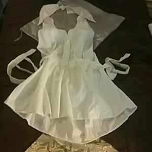 Ashley Stewart top wht